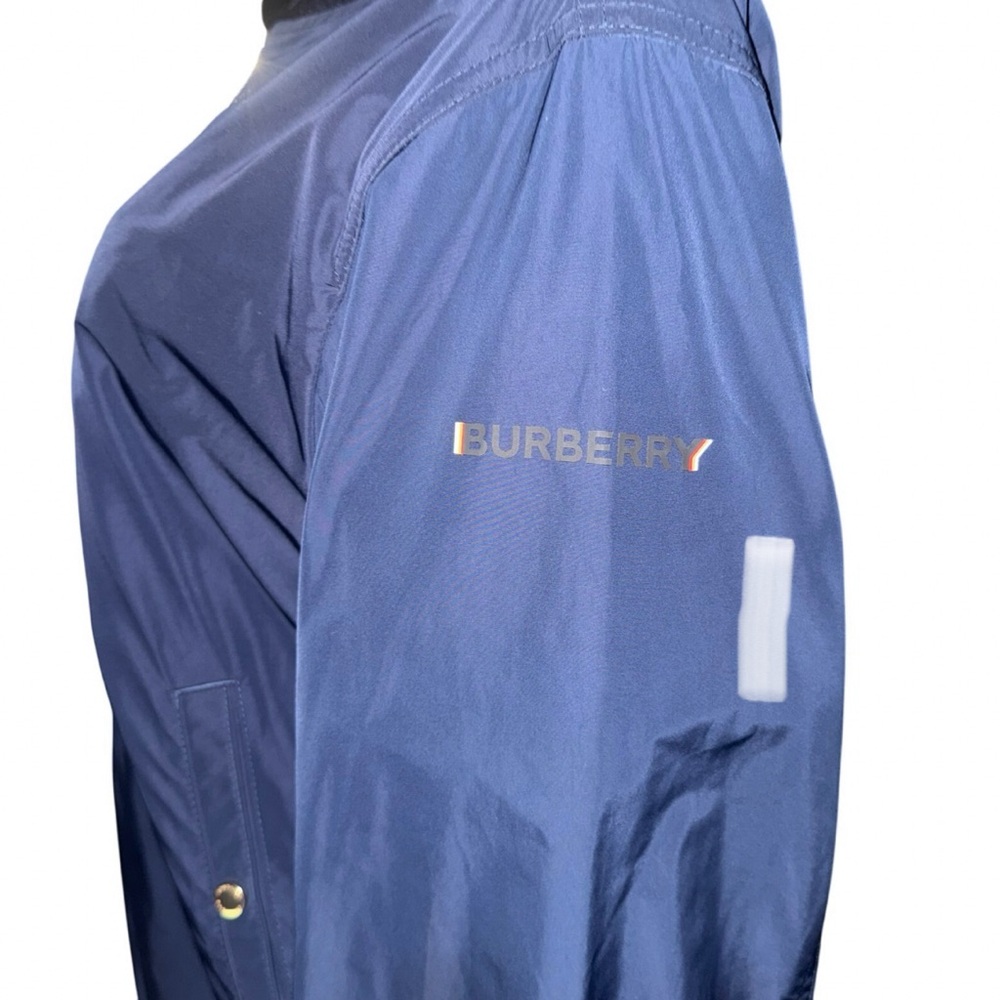BURBERRY 
Blue Shell Bomber Jacket
Women’s Size XXL - Picture 6 of 14